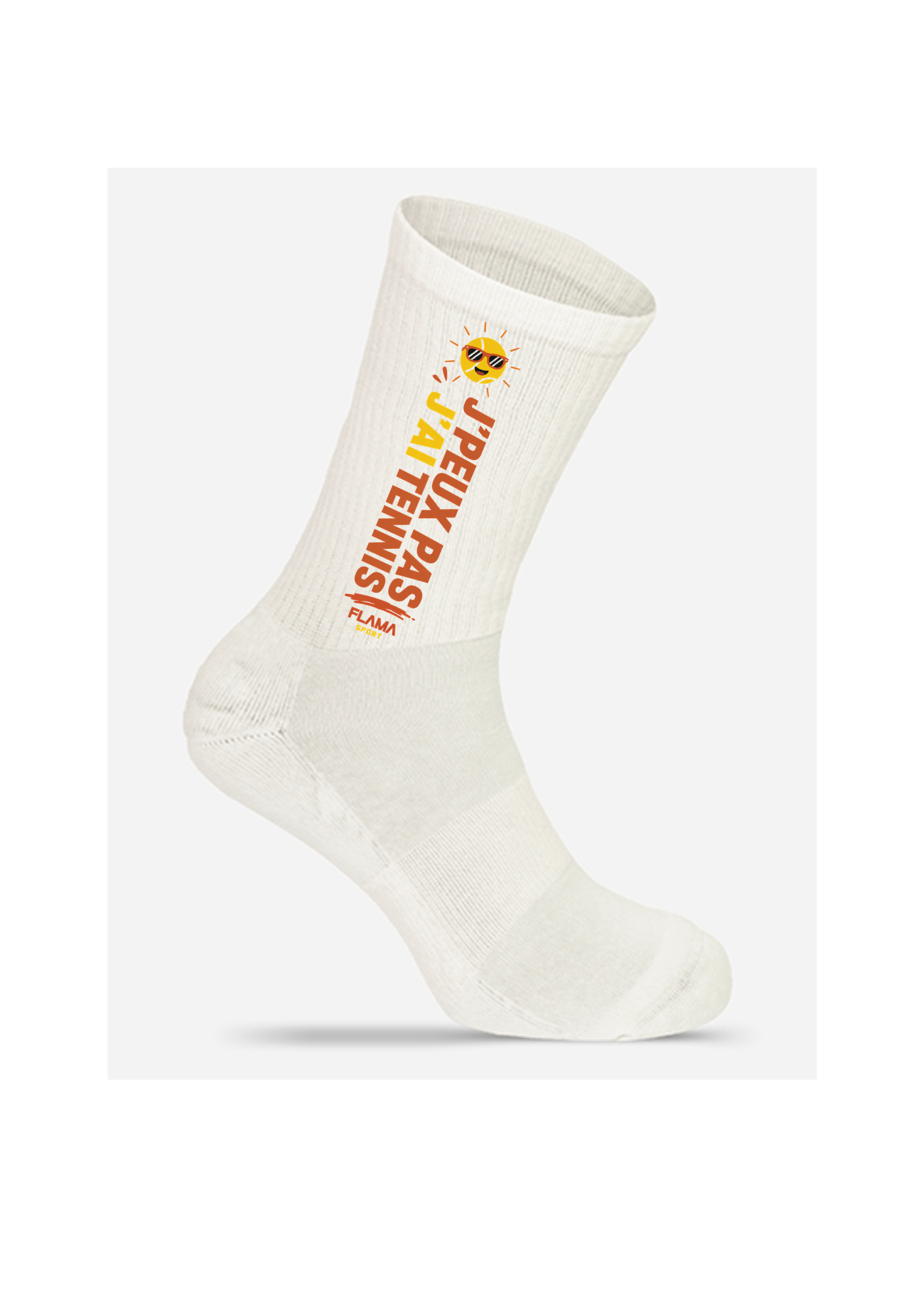 Chaussette personnalisée 100% coton