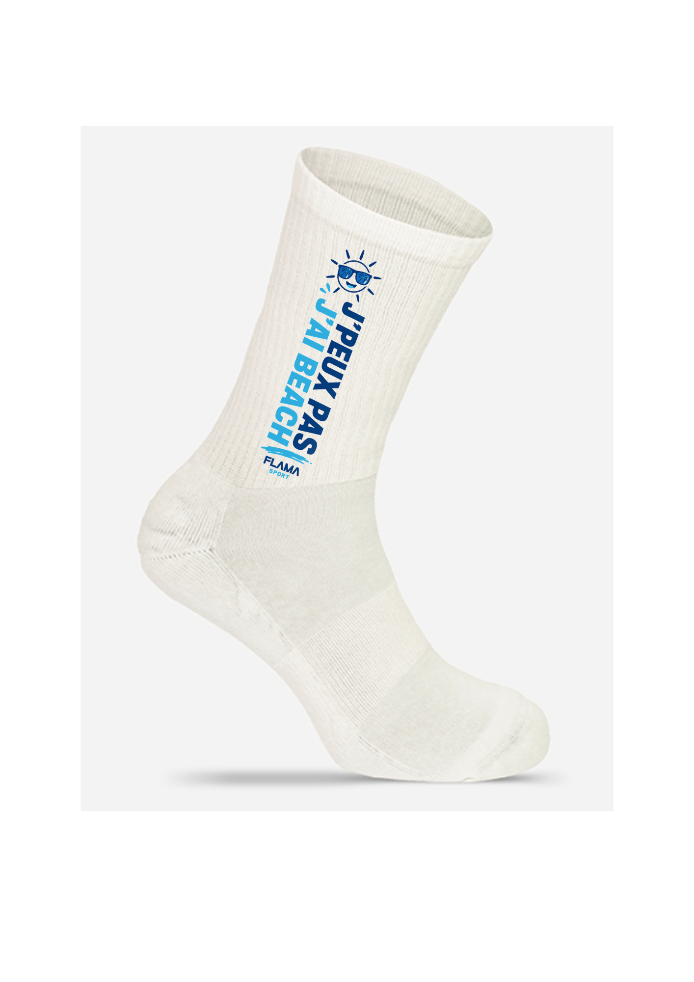 Chaussette personnalisée 100% coton