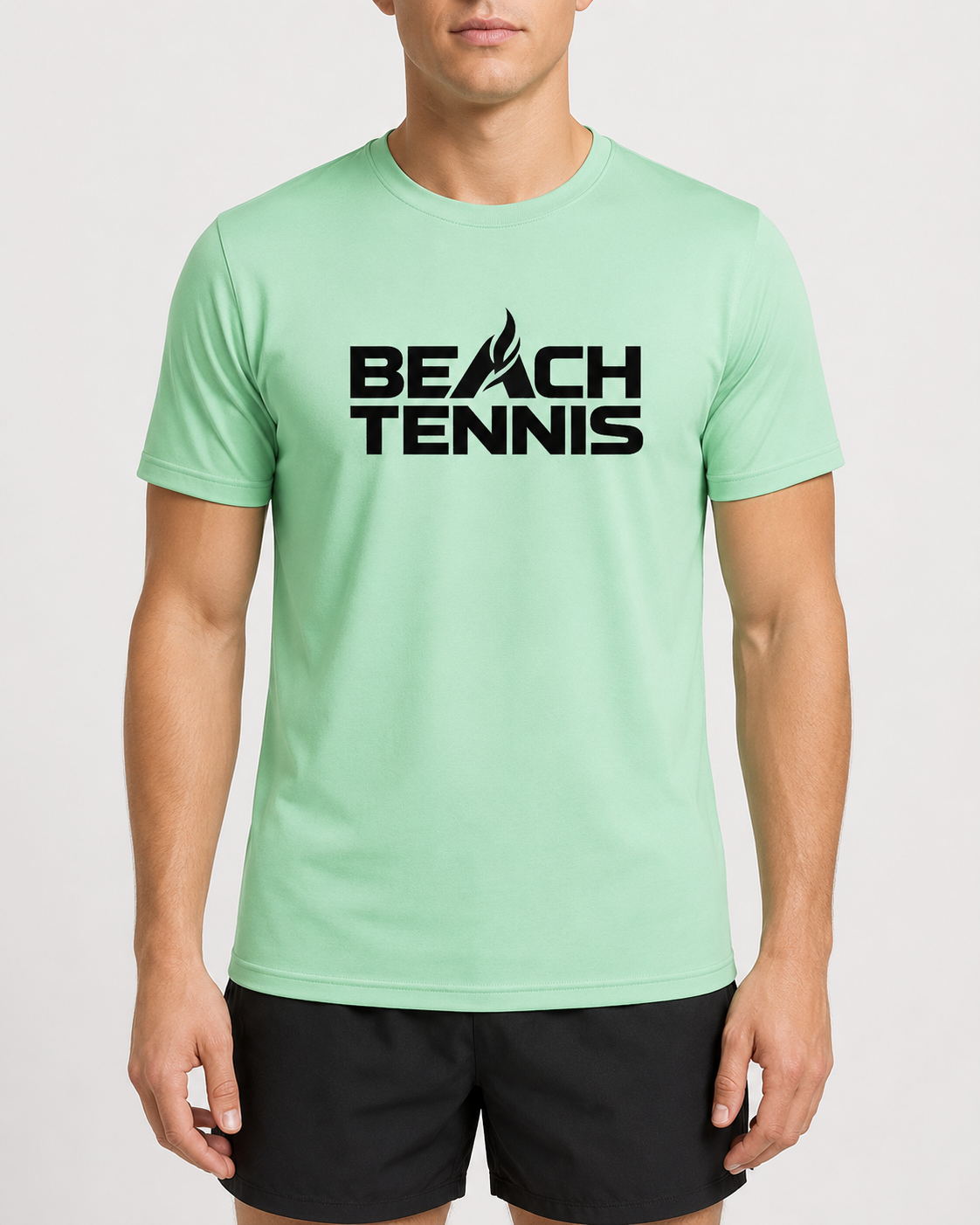 Tee shirt floqué Beach tennis