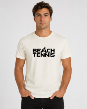 Tee shirt floqué Beach tennis