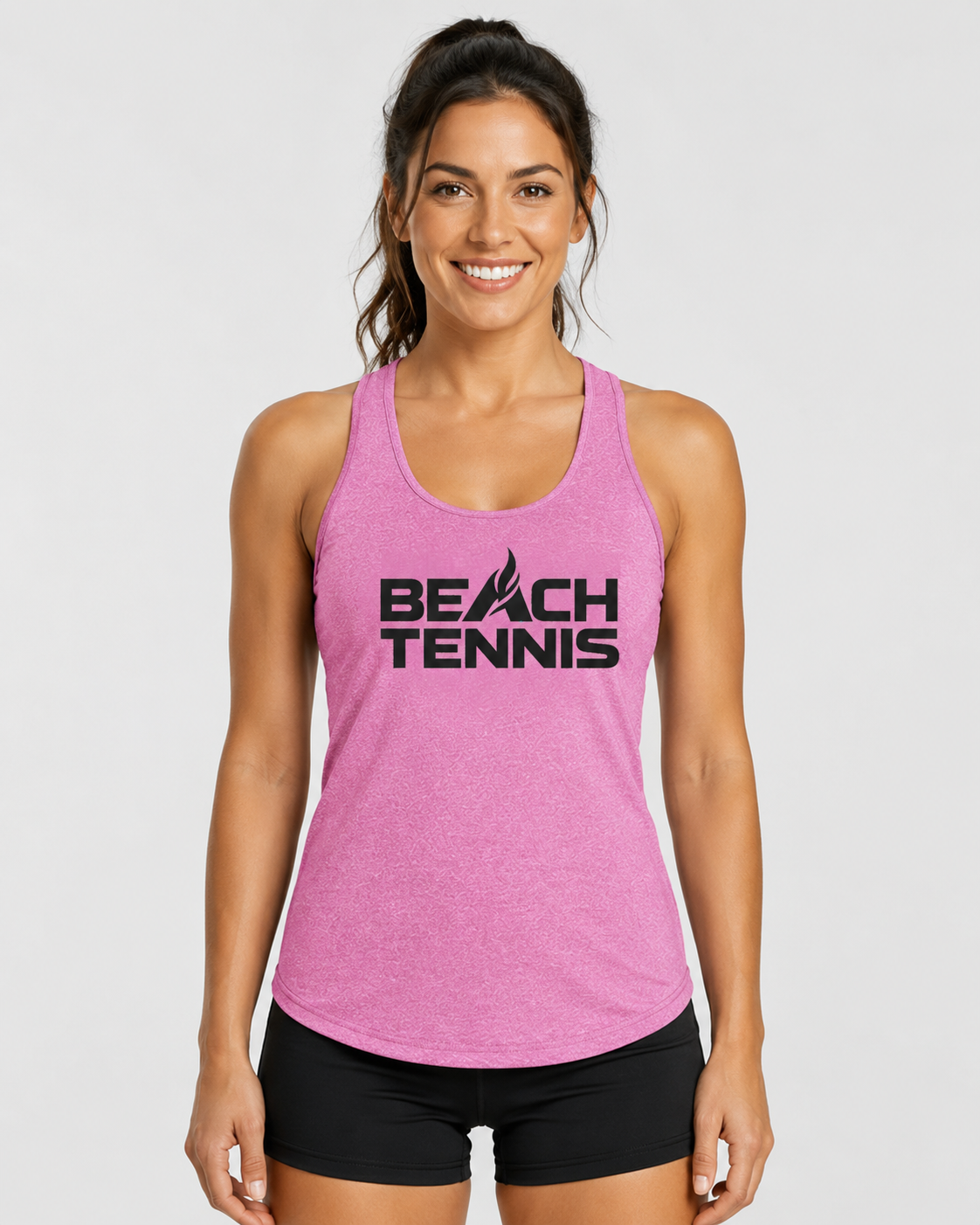 Tee shirt floqué Beach tennis