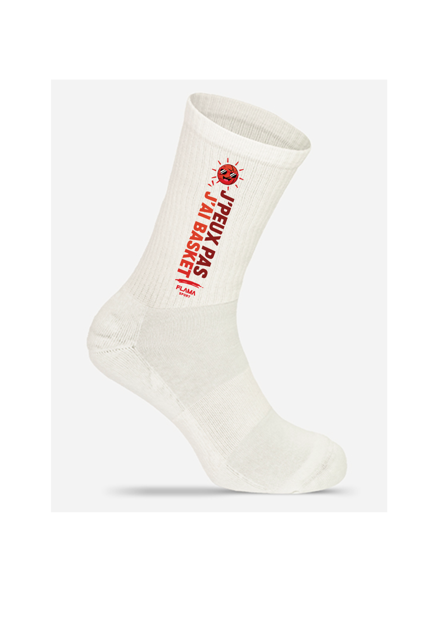Chaussette personnalisée 100% coton